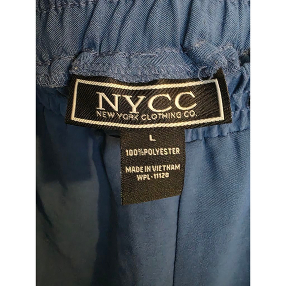 Women's NYCC Pants Size L‎ Blue - Picture 4 of 5